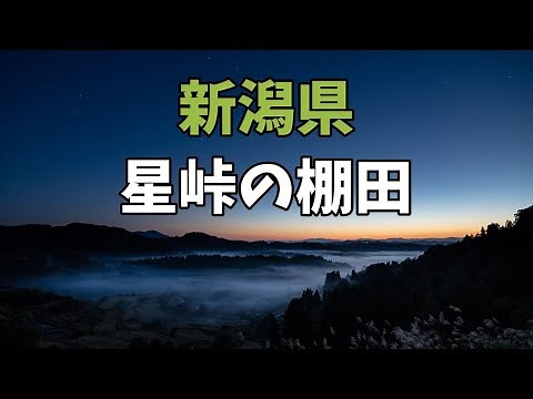 【雲海】星峠の棚田で見た秋の空　2022年10月　｜新潟県｜十日町市｜日本の棚田100選｜日の出｜星空｜