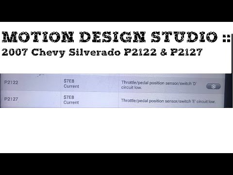 2007 Chevy Silverado P2122 & P2127 Short To Chassis Ground.
