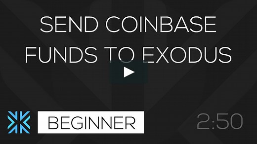 How To Send Funds from Coinbase To Exodus