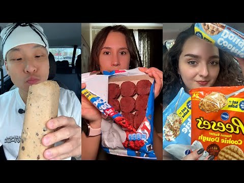TIKTOK Cookie Dough Mukbang Compilation!