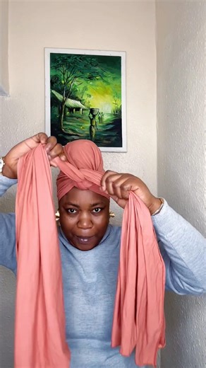 Simple and classy head wrap #headwrapstyles #headwraptutorial