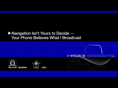 Navigation Isn’t Yours to Decide — Your Phone Believes What I Broadcast