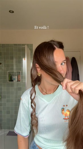 Mes astuces pour des boucles parfaites avec une brosse chauffante 💫 #hairstyle