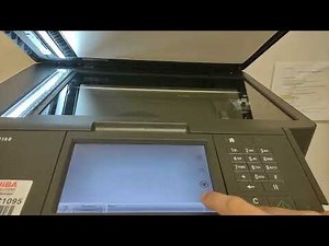 testing the scanner lamp on the lexmark XM3150 printer