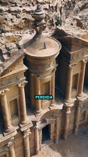 O lugar esculpido em uma montanha há 2 mil anos ! ⛰️😱#Petra #Jordania #Historia #Arqueologia