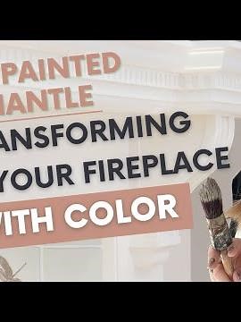 DIY Painted Mantle: Transforming Your Fireplace with Color