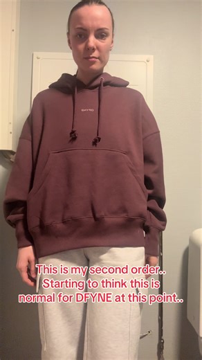 @DFYNE I’ve ordered from you twice now and both times some items arrived with issues. This time the hoodie has a completely crooked front pocket, and last time the joggers had badly placed back pockets. For the prices you charge, the quality honestly shouldn’t be this sloppy. What also makes it worse is the return process. Customers have to print the return label themselves instead of just receiving a QR code the post office can scan. Not everyone owns a printer or even a car to go find one. Hav