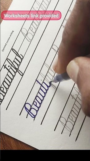 CURSIVE WRITING PRACTICE WORKSHEETS