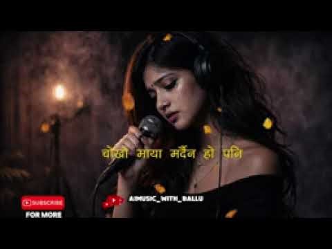 झुटो रैछ नि दैब | धड्कन Superhit newfemale Al cover song | Lyrical song |Emotional somg Ai song