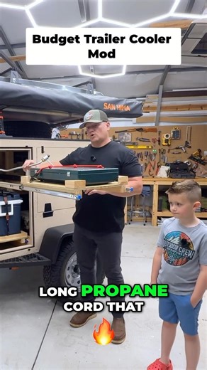 Overladning Propane Cooler:Cooker Mod Keep it Secure While Driving!