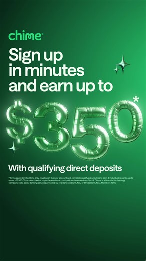 Get started today. | Chime