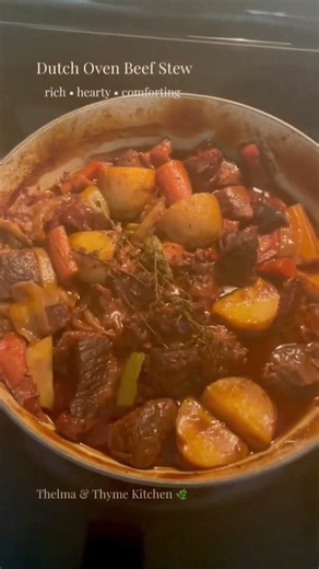 Dutch Oven Beef Stew | Cozy Comfort Food
