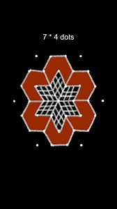 Latest 7 Dots Rangoli Collections | Beginners Dots Kolam Design | Friday Muggulu ideas | Traditional Art #kolam #kolamikan #kolamdesign #rangoli #rangoliart #rangolidesigns #dotart #muggulu #mugguludesign #dotskolam #rangolidesign | Rainbow Rangoli