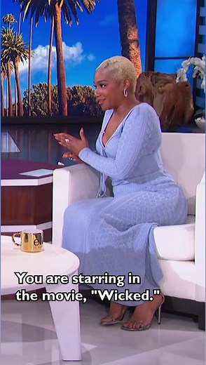 418K views · 2.3K reactions | Cynthia Erivo is just a little excited about playing Elphaba in the upcoming “Wicked” movie. | Ellen DeGeneres | Facebook