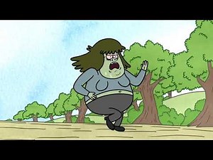 Regular Show - Muscle Man Runs Super Fast To Talk To Benson