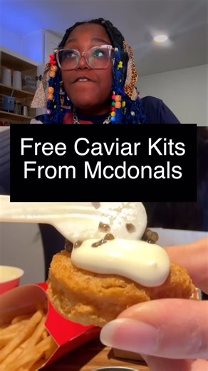 MCDONALDS has CAVIAR For Valentines Day? (NO WAY)… I legit waited by the computer for this #mcdonalds #nuggets #caviar #foodfinders #foodlover | Authenticteecee