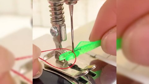 Sewing Machine Needle Threader, 2025 New Fish Mouth Automatic Tool, Automatic DIY Sewing Needle Threader Tool for Sewing Machine Hand Sewing (50)