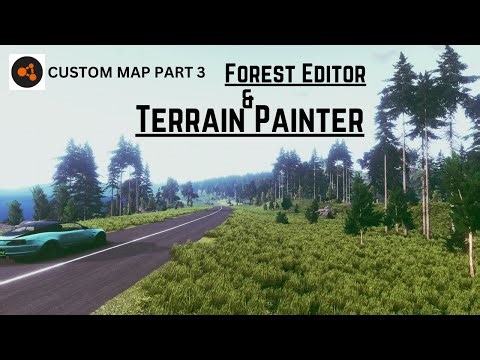 BeamNG.Drive // Custom map part 3 // Forest and Terrain painter