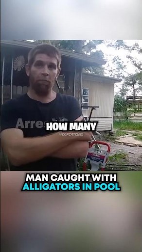 Man Has ALLIGATORS in Pool 🐊😳