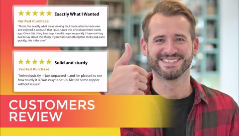 Cast Master USA 5KG SS Propane Furnace DELUXE 2700F 1500C Jewelry Kit includes GLOVES, CRUCIBLE, TONGS Kiln Smelting Forge Precious Metals Gold Silver Copper Scrap Metal Recycle