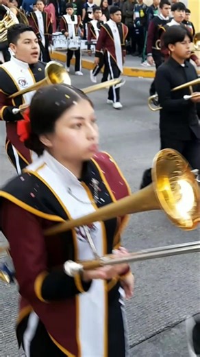 GAVILANES MARCHING BAND #ESFAA # #desfile #teziutlán #bandatradicional
