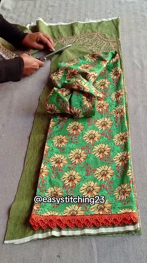 Trouser Shirt & Sleeves Cutting Tutorial for Dresses