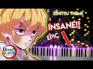 INSANE piano cover of Demon Slayer Soundtrack (Demon Slaying Corps/Zenitsu Theme)