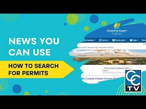 How to Search for Charlotte County Permits Online