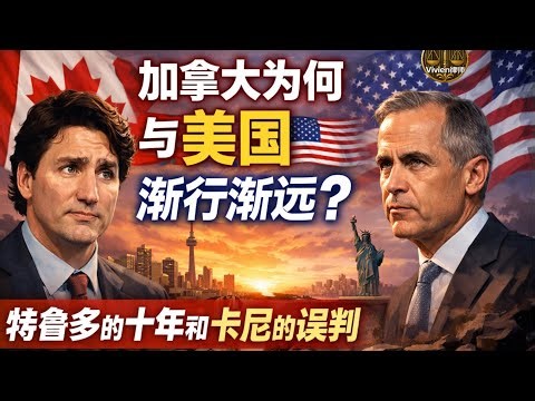 加拿大为何与美国渐行渐远？什么导致了美国不再把加拿大做为可以并肩的铁杆盟友？加拿大的道德表态和立场把国家带往何处？阿尔伯达为何要闹独立？- Vivien律师