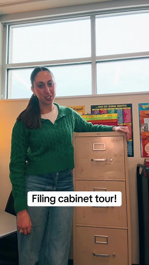 Organized Filing Cabinet Tour for Teachers