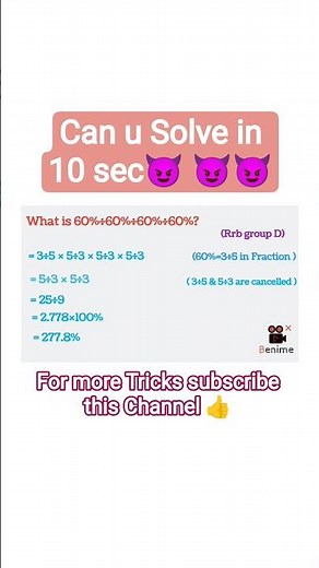 Percentage Tricks 😈#shorts #shortsfeed #short #trendingshorts #trending