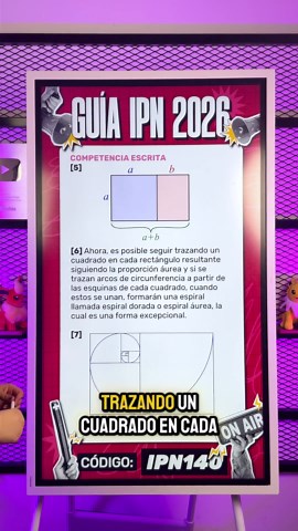 Competencia Escrita: Proporción Áurea en el IPN 2026