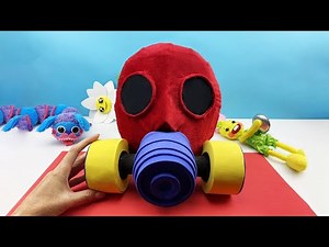 Making Poppy Playtime: Chapter 3 - DIY. Toy Plush Gas mask by Trailer! *How To Make* | Cool Crafts
