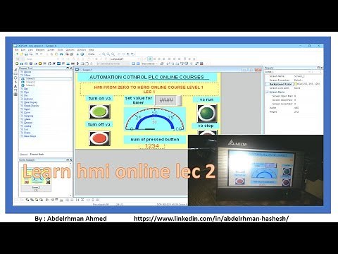 2- HMI programming course - Explanation of the software used for programming HMI Delta