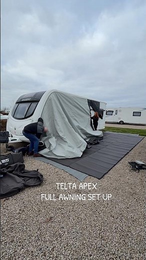 Super quick set up of the TELTA APEX #awning #teltaapex #caravanawning #caravanaccessory #touring