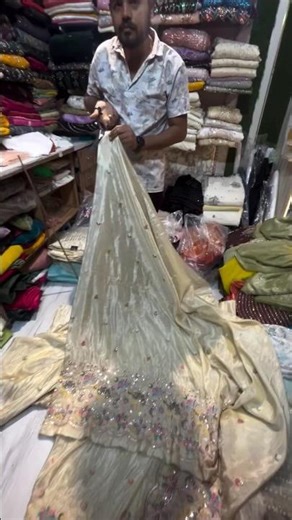 fancy and trending clothes material hand wark printed material available now #fashionsolutions