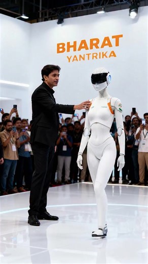 Next-Level Power! India's "YANTRIKA" Humanoid Robot Built with Nanotech - Can Lift 2000 KG! India has stunned the world with YANTRIKA, its most advanced nanotechnology-powered humanoid robot, capable of lifting an unbelievable 2000 kilograms with ease! Designed and engineered by India's top innovators, YANTRIKA combines Al intelligence, adaptive nanotech muscle fibers, and self-learning motion systems - making it one of the most powerful and intelligent robots ever created. Experts are calling i