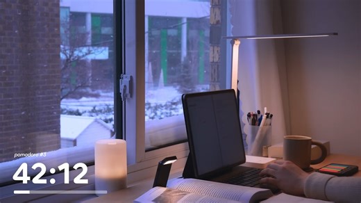 Study with me | 和我一起学习吧！| 实时学习 | Youtube搬运 | 伴随式学习 | 时长3h52min | 白噪声 | Celine