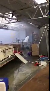 932K views · 17K shares | The roof has collapsed and the floor is flooding at the Walmart on Booth Road in Warner Robins. Houston County EMA Director Jimmy Williams also confirms there is a gas leak. (Submitted by Ashley Wilcox) | 13 WMAZ | Facebook