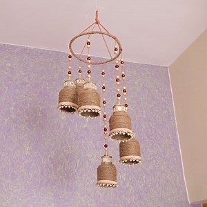 127K views · 886 shares | 6 Wall Hangings !!! Handmade Chandelier Making || DIY Craft Ideas https://youtu.be/OUScTvsqwvs Checkout my YouTube channel: youtube.com/hetalsart | Hetal's Art | Facebook