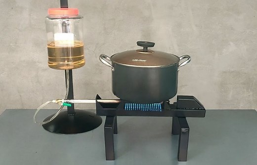 How to make a diesel burning stove economical, super efficient. | Genius Crafts