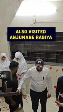 Munawar Zama Sir Visited Anjumane Rabiya Academy 👆#pune #munawarzama ‪@MohammadAnas_11‬