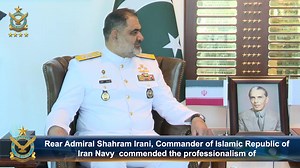 *PAF PRESS RELEASE* COMMANDER IRAN NAVY CALLS ON AIR CHIEF 19 June, 2023: Rear Admiral Shahram Irani, Commander of Islamic Republic of Iran Navy called on Air Chief Marshal Zaheer Ahmed Baber Sidhu, Chief of the Air Staff, Pakistan Air Force in his office today. The meeting was focused on areas of mutual interest and regional developments. During the meeting, Chief of the Air Staff highlighted that the advancement in space, electronic warfare, cyber and niche technologies coupled with artificial