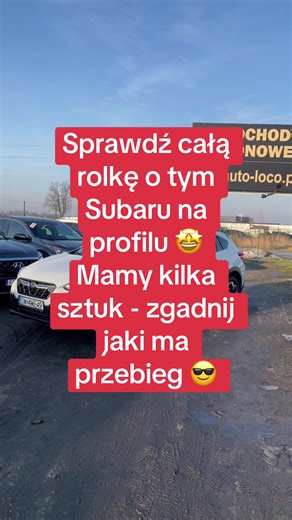 🚗 Subaru XV PLATINUM 📅 Rocznik 2023 🔋 Hybryda e-BOXER ⚙️ 167 KM | Automat | AWD | X-MODE 🇵🇱 Polski salon 👤 1 właściciel 🛠️ 100% serwis ASO Subaru 📄 Bezwypadkowy | pełna dokumentacja ✨ Skóra | Szyberdach 🔥 Full LED | Kamera | Navi ❄️ Podgrzewane fotele kierownica 💰 138 888 zł BRUTTO 🧾 Pełna FV VAT 23% – EXPORT VAT FREE 📍 Wilkowice k. Leszna 📞 509-840-504 💬 Japońska „nuda”, która wygrywa po latach.