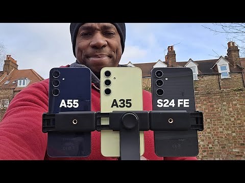 Galaxy S24 FE vs A35 vs A55 Camera Test.