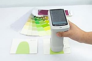 High Precision Spectrophotometer Three Apertures Colorimeter with Smart Auto Calibration Built-in Camera View Display Repeatability ΔE*ab≤ 0.02 USB Interface Display Accuracy 0.01