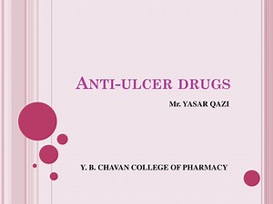 Anti-ulcer drugs - SlideServe