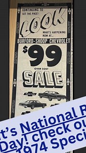Check out the prices in 1974 for National Retro Day! | Jack Burford Chevrolet