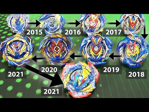 VALKYRIE TIMELINE BATTLE! | 2015-2021 Ultimate Valkyrie VS ALL Valkyrie Evolutions | Beyblade Burst