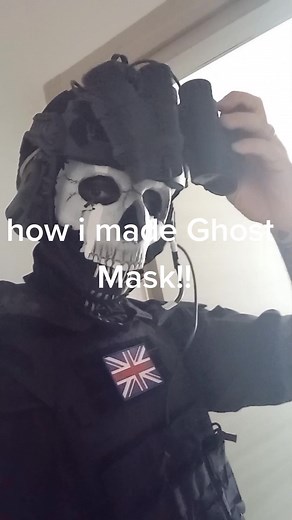 Making a Ghost Mask with Gadgettone3D: Modern Warfare Prop